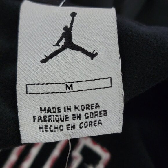 Air Jordan Youth Jacket M Black Red & White Polyester - Picture 4 of 8